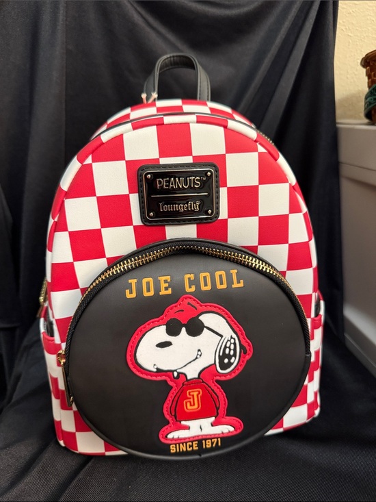 Loungefly Handbags - Loungefly NWT Red & White Checker Joe Cool Backpack